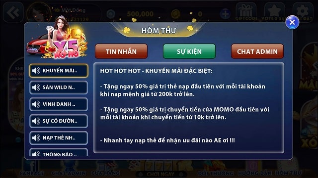 Sumvip - Quà thưởng siêu khủng