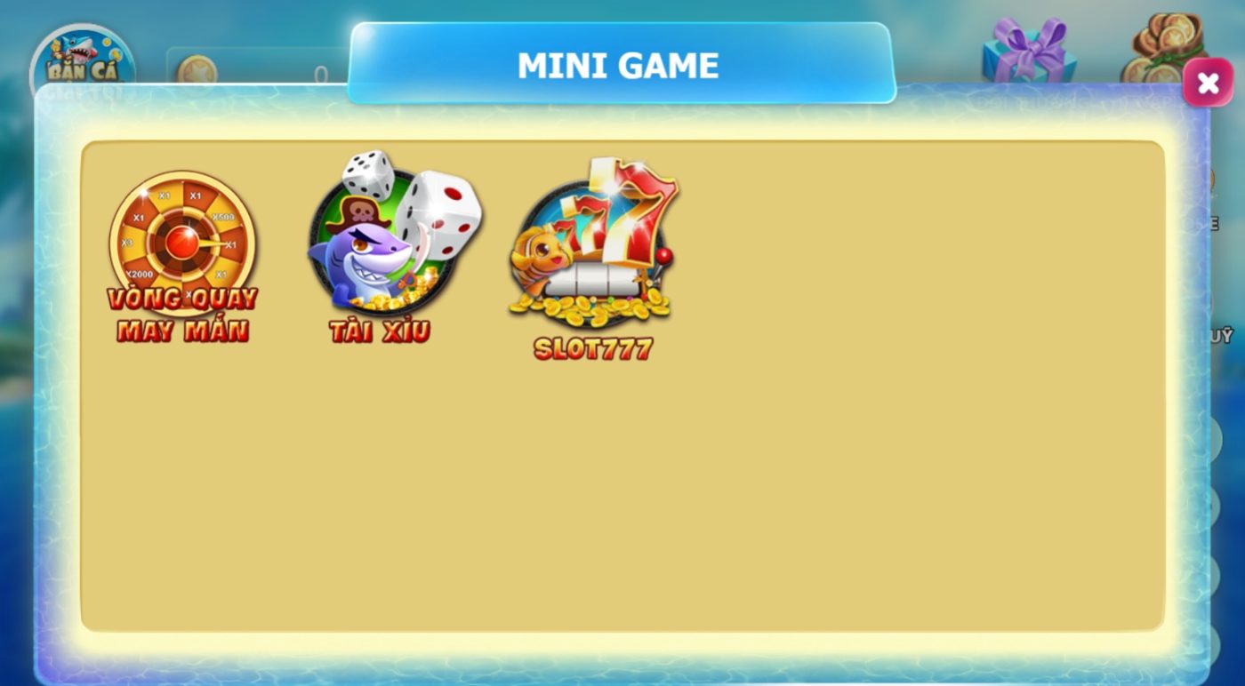 Bắn cá giải trí cung cấp nhiều mini game hấp dẫn