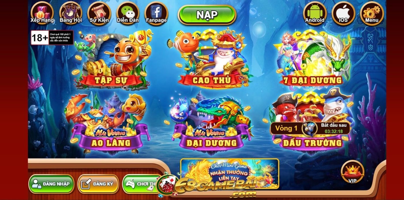 Giao diện cổng game vuasanca ấn tượng