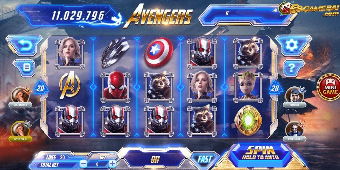 Tìm hiểu về trò chơi Avengers 68gamebai