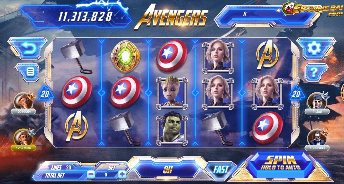 Luật chơi Avengers 68gamebai như thế nào?