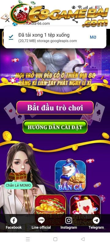 Tải app Thiên Địa 88 như thế nào?