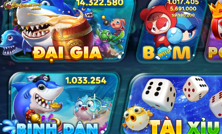 Các trò chơi tại cổng game Bắn Cá Tài Lộc | BCTL Club