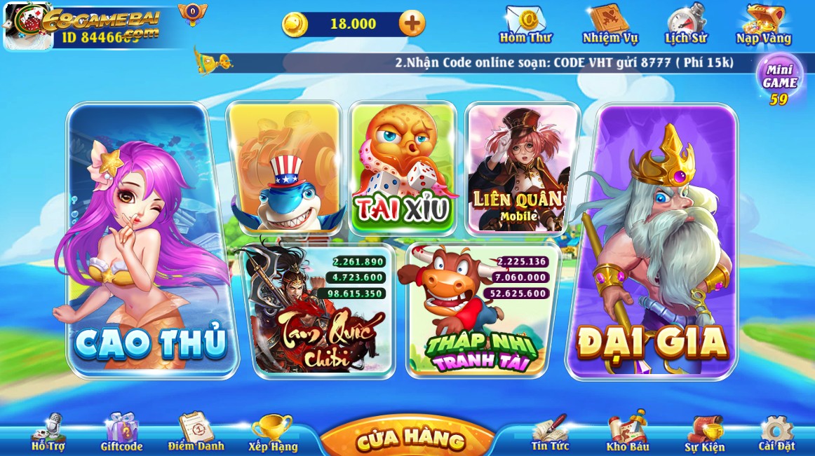 Giới thiệu trò chơi có trong cổng game hấp dẫn này 