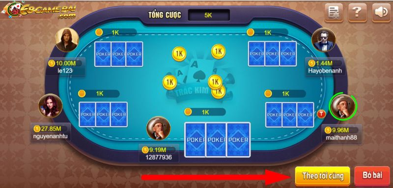 Quy định về cách tính tiền trong game Trác Kim Hoa