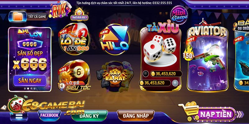 RikVip cổng game giải trí đánh bài trực tuyến đỉnh cao