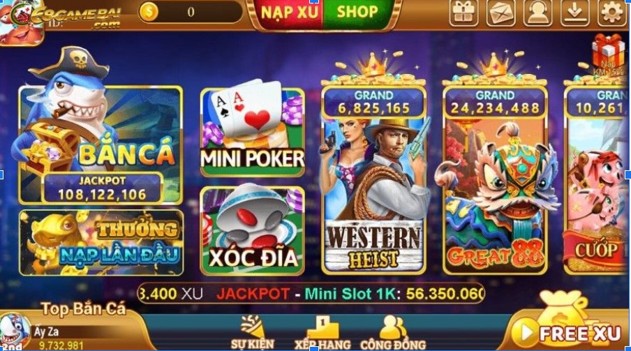 Tham gia chơi tại cổng game, anh em sẽ có thể thỏa sức lựa chọn đa dạng thể loại game