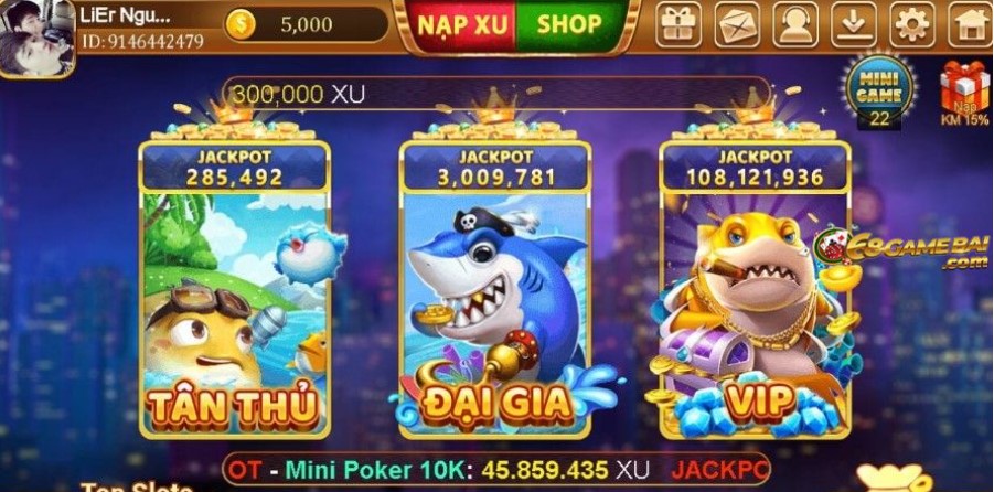 Trong trò chơi của cồng game còn chứa nhiều nội dung quảng cáo