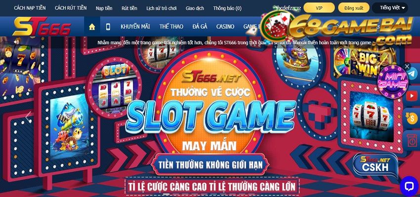 Cá cược an toàn tại nhà cái cá cược hàng đầu ST666