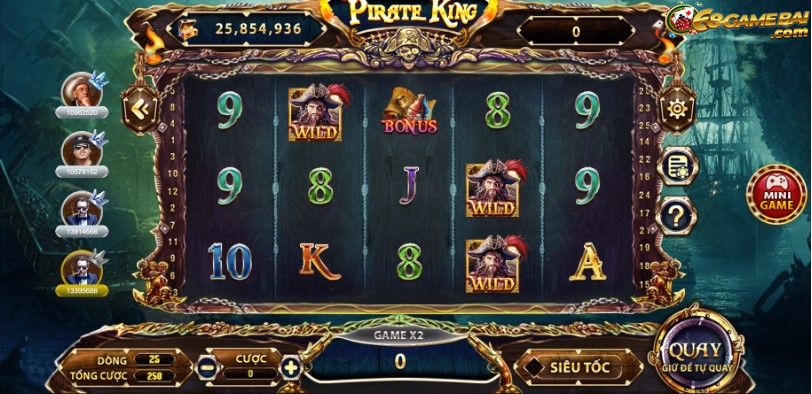 Kinh nghiệm chơi Pirate King tại 68gamebai hiệu quả