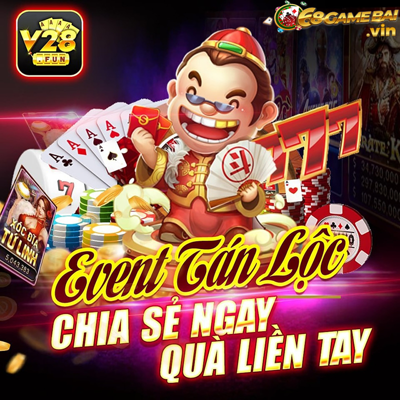 Event tán lộc, chia sẻ ngay quà liền tay từ V28