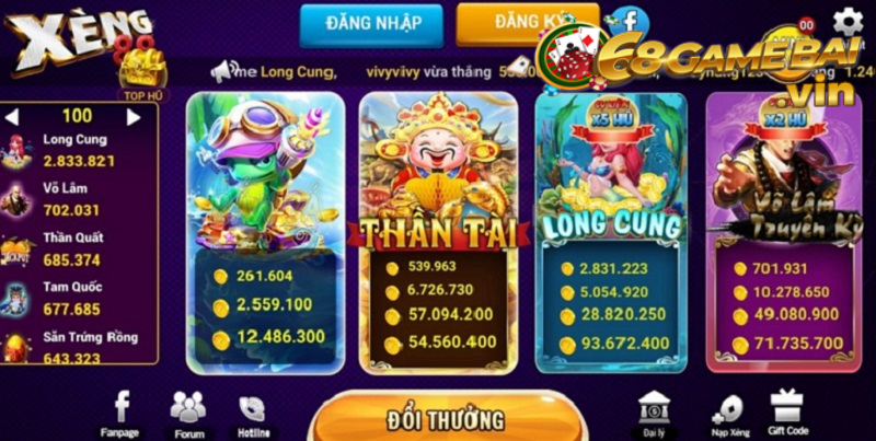 88 Xèng cổng game quốc tế được game thủ đánh giá cao