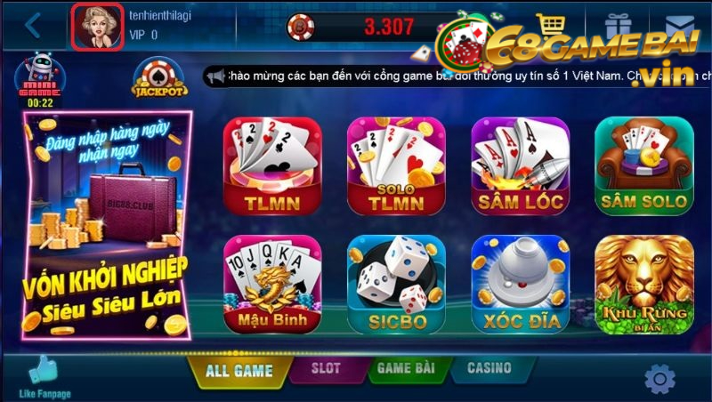 Kho game ManVip đa dạng và lối chơi độc đáo