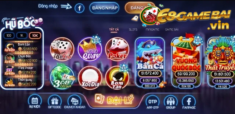 Bocclub tổng hợp game nổi tiếng trên thị trường