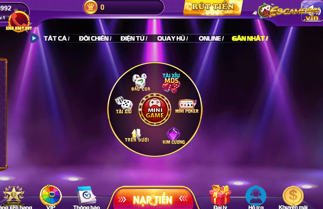 Chơi game kim cương đơn giản trúng thưởng mỗi ngày