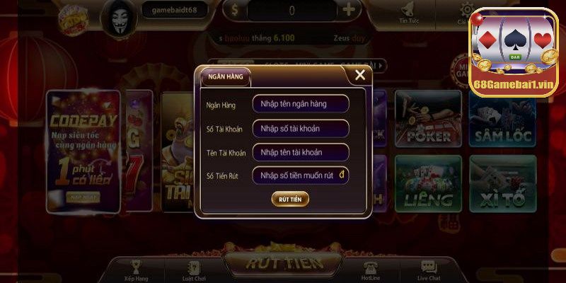 Nạp tiền , rút tiền tại cổng game Cuon Fun chưa bao giờ là quá khó