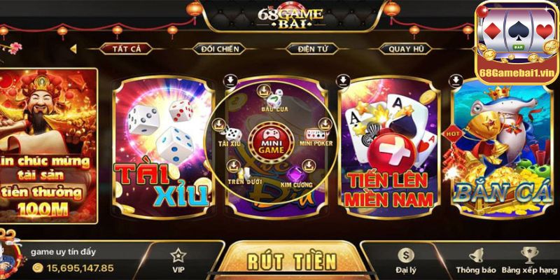 Ưu điểm 68 game bài - Sân chơi đẳng cấp hàng đầu Việt Nam