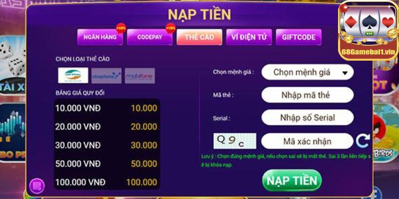 Hướng Dẫn Nạp Tiền Ok88 Chi Tiết Dành Cho Các Tân Binh