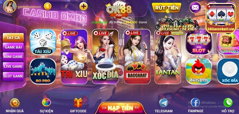 <strong>Đăng nhập Ok88 trải nghiệm game đổi thưởng cực hay</strong>