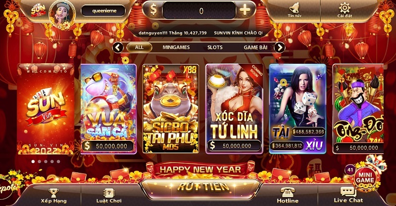 Những trò chơi hấp dẫn có tại cổng game đổi thưởng Sunwin