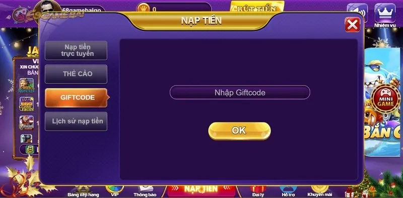 Giftcode 68 Game Bai Mien Phi Sieu Hap Dan Cho Thanh Vien